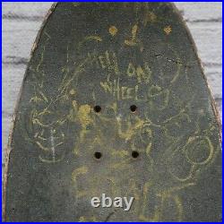 Vintage Original Santa Cruz Rob Roskopp Face Skateboard Deck Skate Graffiti