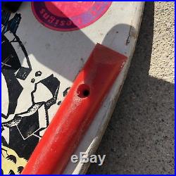 Vintage Original Santa Cruz Rob Roskopp Target Skateboard Complete Vtg 80s RARE