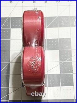 Vintage Original Skateboard Wheels Schmitt Stix Saw blades 58mm 95a Red Sealed