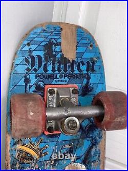 Vintage Original Unrestored Powell Peralta Rodney Mullen Freestyle Skateboard