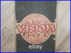 Vintage Original VISION Joe Johnson complete skateboard with Rat Bones & Indys