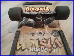Vintage Original VISION Joe Johnson complete skateboard with Rat Bones & Indys