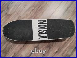 Vintage Original VISION Ripper complete skateboard with Tracker Trucks and Wheels