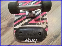 Vintage Original VISION Ripper complete skateboard with Tracker Trucks and Wheels