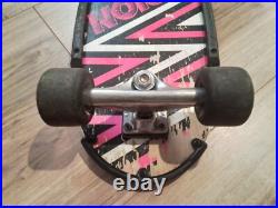 Vintage Original VISION Ripper complete skateboard with Tracker Trucks and Wheels