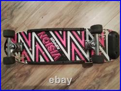 Vintage Original VISION Ripper complete skateboard with Tracker Trucks and Wheels