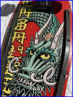 Vintage POWELL PERALTA STEVE CABALLERO BAN THIS DRAGON SKATEBOARD Variflex Truck