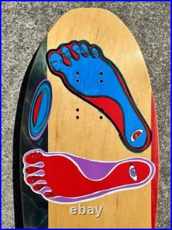 Vintage Planet Earth Skateboards Buster Halterman Feet Skateboard Deck NOS