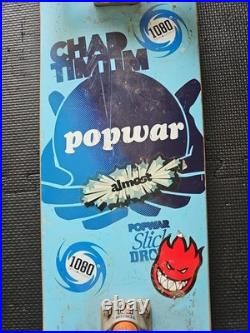 Vintage Pop War Complete 7.75 Skateboard Tensor Trucks Spitfire Wheels TimTim