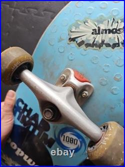 Vintage Pop War Complete 7.75 Skateboard Tensor Trucks Spitfire Wheels TimTim
