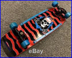 Vintage Powell Peralta 1984 Ripper Red Dip Pig Skateboard Gullwing NOS G-Bones