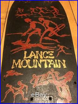 Vintage Powell Peralta Lance Mountain 80s Original Bonite Skateboard Deck