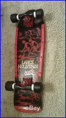 Vintage Powell Peralta Lance Mountain Complete Skateboard Trackers & Crossbones