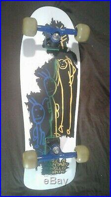 Vintage Powell Peralta Lance Mountain complete skateboard with Gullwings & Kryptos