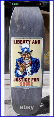 Vintage Powell Peralta Liberty And Justice For Some Team Skateboard Deck Vintage Powell Peralta Liberty And Justice For Some Team Skateboard Deck
