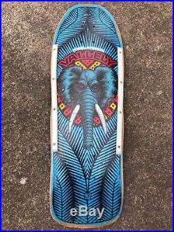Vintage Powell Peralta Mike Vallely Elephant Skateboard Deck OG Very Rare 80s