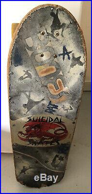 Vintage Powell Peralta RIPPER Complete Skateboard Ultra Rare Blue & Gray