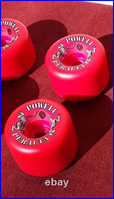Vintage Powell Peralta Rat Bones 2 Wheels Sims Alva Variflex Hobie Gullwings RED