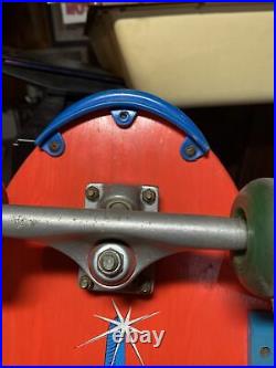 Vintage Powell & Peralta Skull & Sword Skateboard. P&P Wheels Bones Threes 85A
