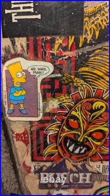 Vintage Powell Peralta Steve Caballero Skateboard Dragon / Bats design 80s Vintage Powell Peralta Steve Caballero Skateboard Dragon / Bats design 80s