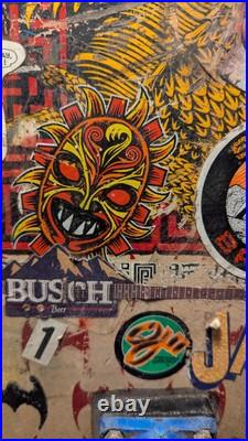 Vintage Powell Peralta Steve Caballero Skateboard Dragon / Bats design 80s Vintage Powell Peralta Steve Caballero Skateboard Dragon / Bats design 80s