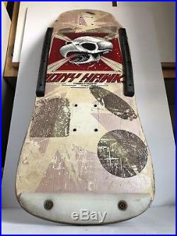 Vintage Powell Peralta Tony Hawk Skateboard 1983 Chicken Skull WithRails! RARE