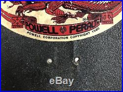 Vintage Powell Peralta Tony Hawk Skateboard 1983 Chicken Skull WithRails! RARE