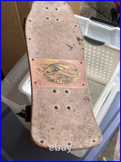Vintage Powell Peralta Tony Hawk Skateboard Bird Skull Red HTF RARE 1980's As Is