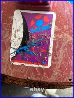 Vintage Powell Peralta Tony Hawk Skateboard Bird Skull Red HTF RARE 1980's As Is