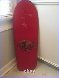 Vintage Powell Peralta Tony Hawk Skateboard Deck 1983 OG Original Pig Shape