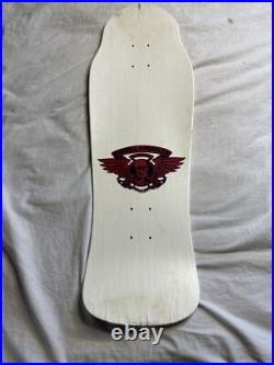 Vintage Powell Peralta Tony Hawk Skateboard OG 80s NOS White