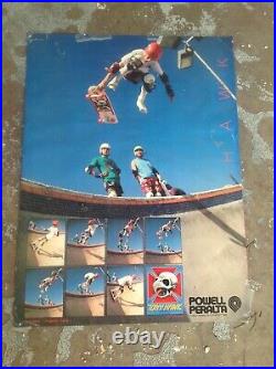 Vintage Powell Peralta Tony Hawk poster fingerflip