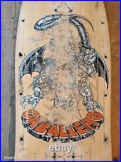 Vintage Powell Peralta old school Caballero Skateboard Deck 1980's