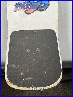Vintage Pro90 Skate Board Deck Starry Shark Themed Skateboard HEAVY DAMAGE