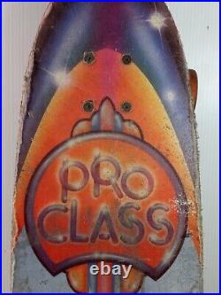 Vintage Pro Class ProClass Fiberglass Skateboard Original Trucks & Wheels