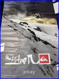 Vintage Quicksilver Snowboard Vinyl Promo Banner Roughly 5ft