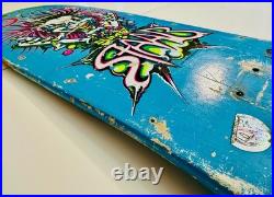 Vintage RARE 1980s Sims STAAB skateboard Mad Chemist Blue OG