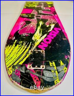 Vintage RARE 1986 Vision Aggressor 1 Skateboard Deck OG Old School
