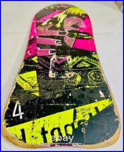 Vintage RARE 1986 Vision Aggressor 1 Skateboard Deck OG Old School