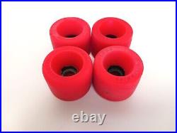 Vintage RED kryptonics skateboard wheels 60MM