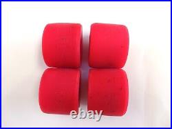 Vintage RED kryptonics skateboard wheels 60MM