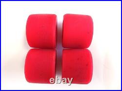 Vintage RED kryptonics skateboard wheels 60MM
