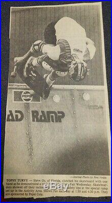 Vintage Rad Ramp skateboard half pipe. Pepsi ramp 1978. Caster bad Co Hobie