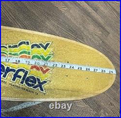 Vintage Rare 1978 Powerflex Huntington Beach Skateboard Deck OG