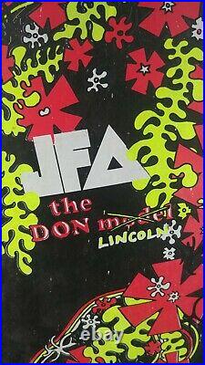 Vintage Rare 1986 JFA The Don Lincoln Model Skateboard Jodie Fosters Army