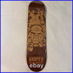 Vintage Rare 1997 Maple Tiki Design Skateboard Deck 7.25 x 30.75