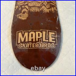 Vintage Rare 1997 Maple Tiki Design Skateboard Deck 7.25 x 30.75