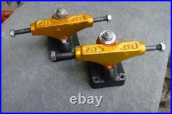 Vintage Rare 70's gold ACS 650 skateboard trucks