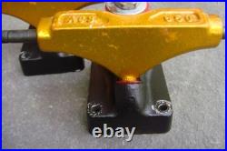 Vintage Rare 70's gold ACS 650 skateboard trucks