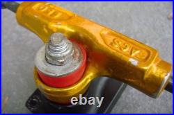 Vintage Rare 70's gold ACS 650 skateboard trucks